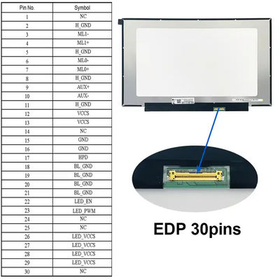 Laptop lcd 14 inch FHD TFT-LCD Display eDP Interface BOE TV140FHM-NH2