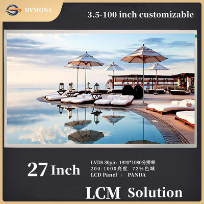 1920x1080 27 Inch LCD Panel Full Viewing Angle LCD Display Screen